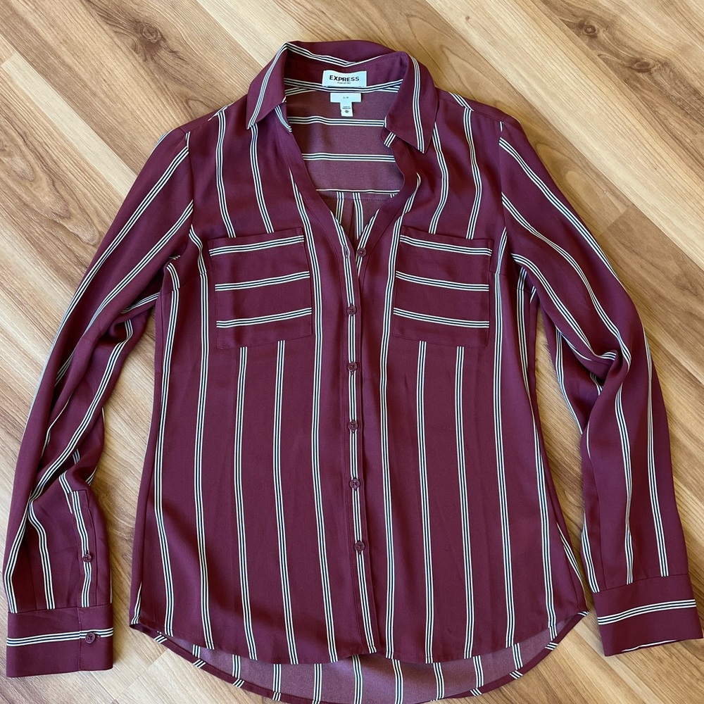 Express button up blouse